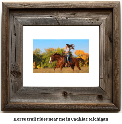 horse trail rides near me in Cadillac, Michigan